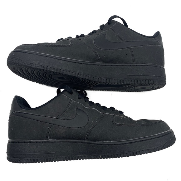 Nike | Shoes | 23 Nike Air Force 1 Black Af1 82 Low Top | Poshmark